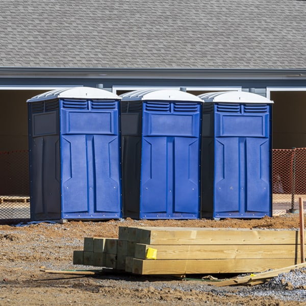 do you offer hand sanitizer dispensers inside the porta potties in Dunnell